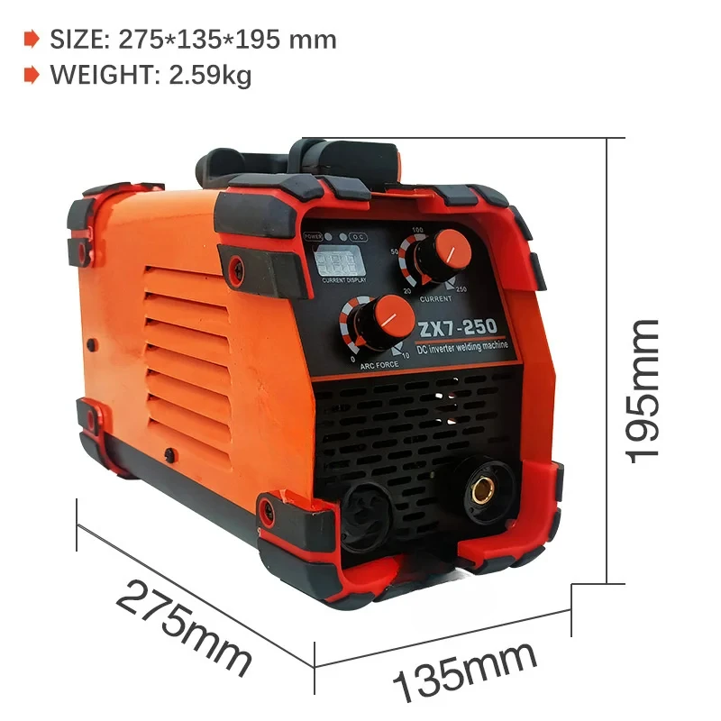 ZX7-250 Portable electric welding machine 220V/110V mini household automatic electric IGBT inverter arc welder