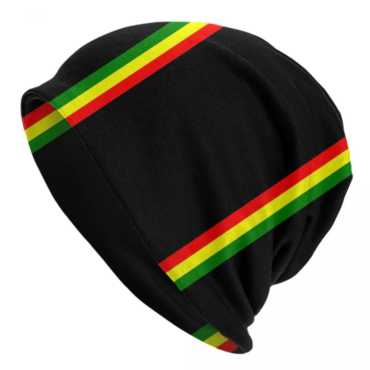 

Шапка Rasta в полоску для мужчин и женщин, вязаная шапка в стиле хип-хоп, теплая Jamaican Skullies, облегающие шапки, Осень-зима