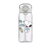 Anime Snoopy Cup Cartoon Drinking Cup Plastic Transparent Hand Children's Men and Women New Cute Direct Drinking Cup with Straw 4