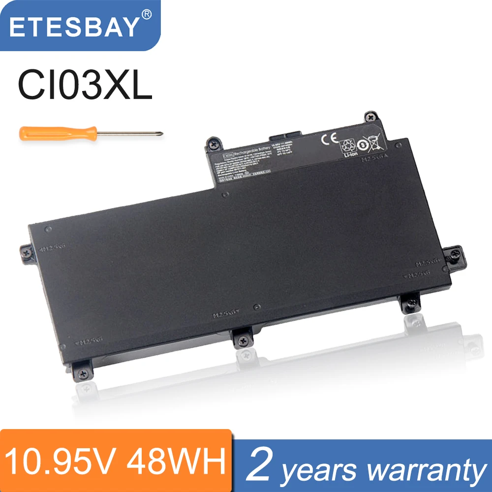 Etesbay Ci03 Ci03Xl Batteria Per Laptop Ffor Hp Probook 640 645 650 655 G2 G3 Serie Hstnn-Ub6Q Hstnn-Pb6K 801517-831 Hstnn-I66C-4