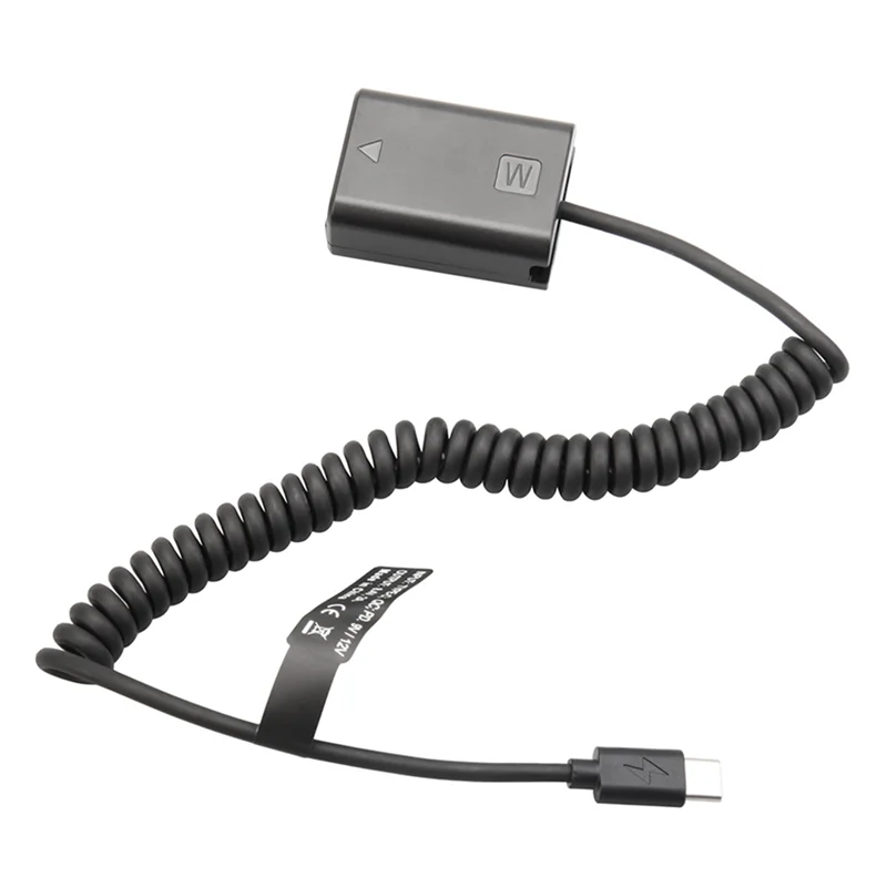 Hot sale NP-FW50 Dummy Battery PD Type-C Coupler for ZV-E10 A7 A7R/S/M A7II A7S2 A7M2 A7R2 A6500 NEX5 NEX7 -RX10 A33 A55