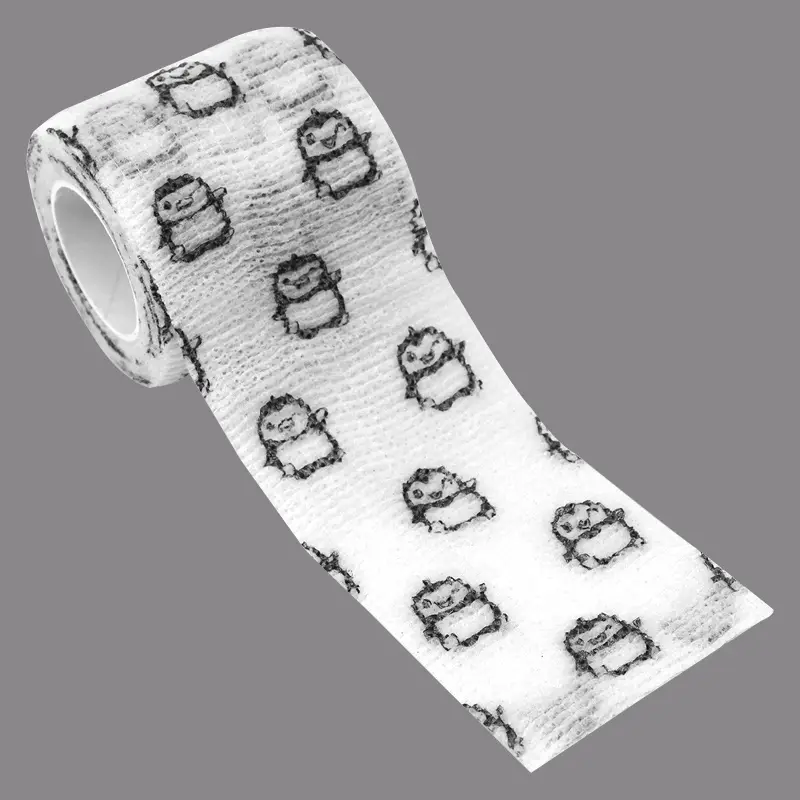 Animal Pattern Printed Self Adhesive Elastic Bandage 4.5m Sports Wrap Tape for Finger Joint Knee First Aid Kit Pet Tape - Image 3
