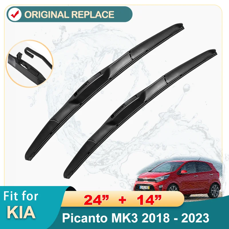 CarWiperFrontWiperBladesSetForKIAPicantoMK320182023