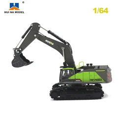 Diecast Metal Alloy Excavator Toy Truck - Engineering Vehicle Collectible (1721 - 1)