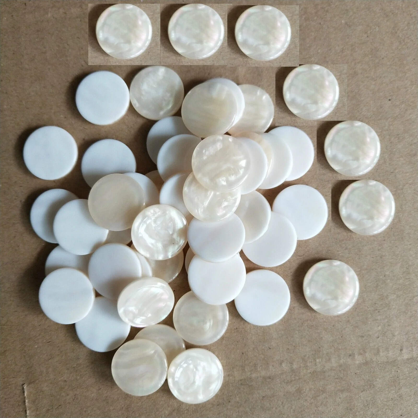 

50 Pcs Saxophone Finger Button 14.7mm