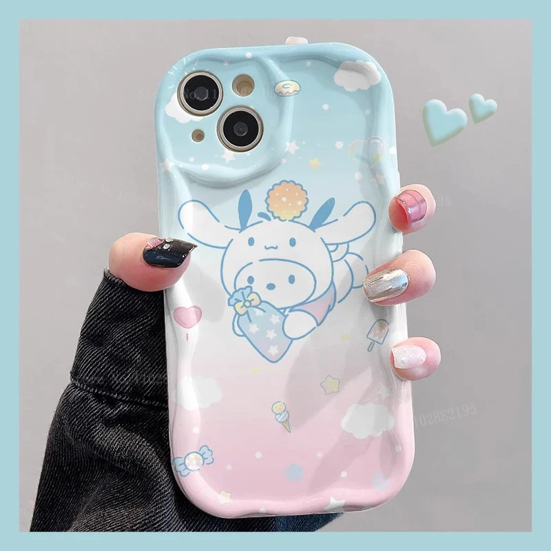 thumbnail image 1 of Sanrio Kuromi Hello Kitty Pochacco Soft Case For Samsung Galaxy S23 S22 Ultra S21 S20 FE A14 A24 A25 A23 A33 A53 A34 A54 Cover, 1 of 5