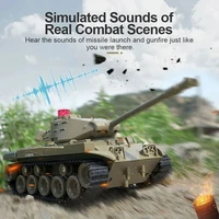 JJRC Q85 2.4Ghz Remote Control Tracked Tank Military War Sound 1:30 Rc Tank Remote Control Mini Military Tiger Tank Toy 1