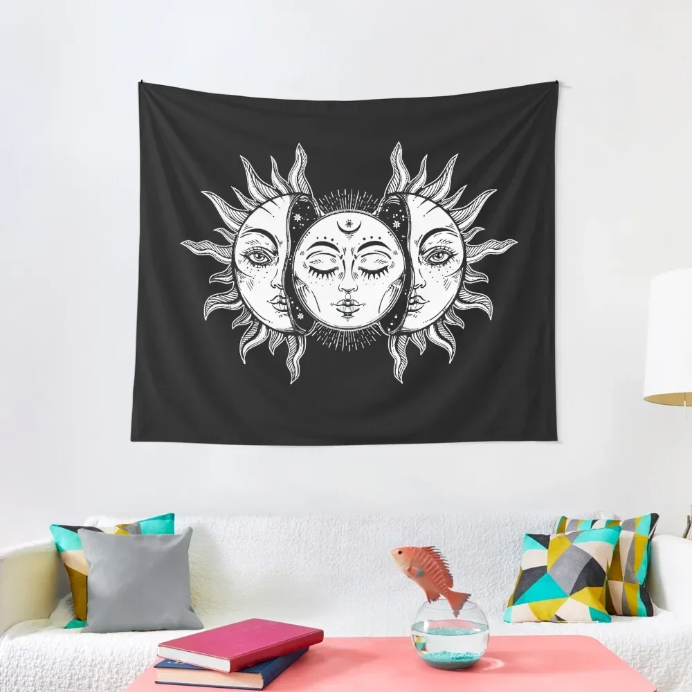 

Sun and moon Tapestry Room Decor Korean Style Decorative Wall Murals Tapestry