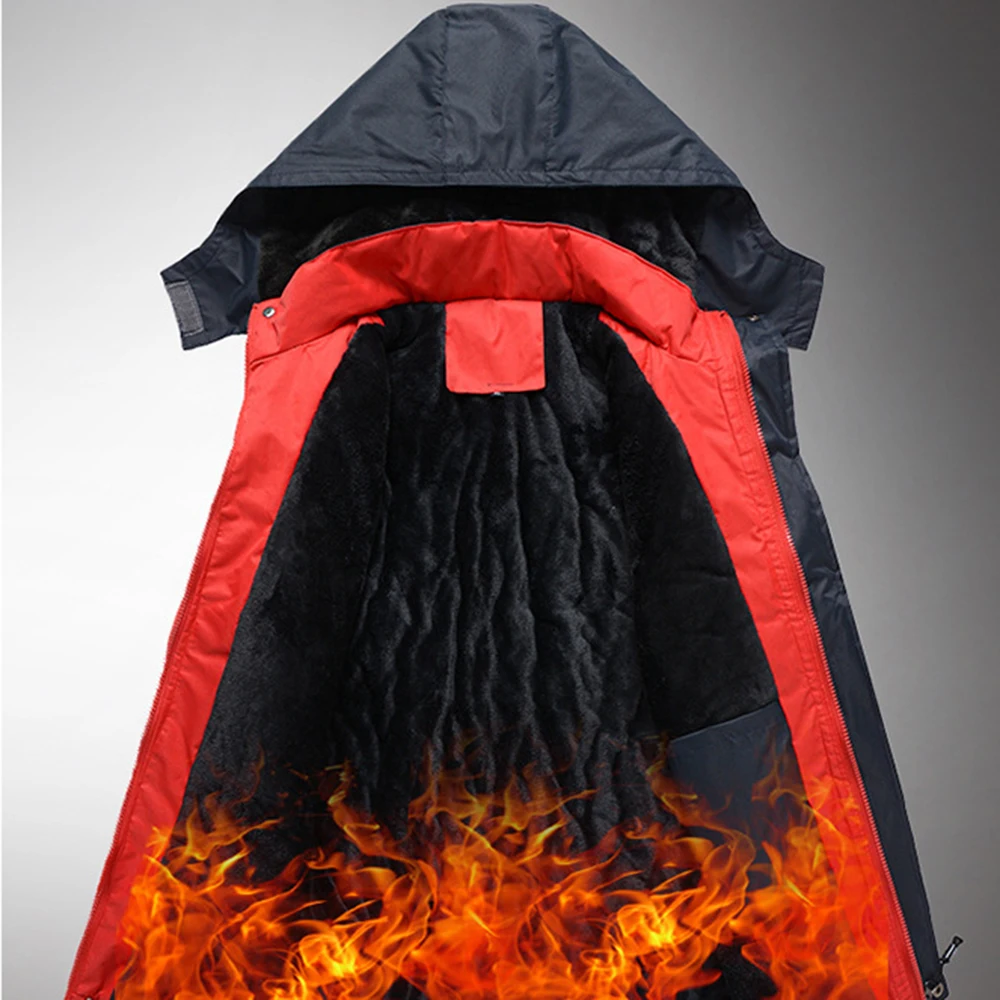 Mens Textured Fabric Hoodie Jacket with Colorful Skull Pattern