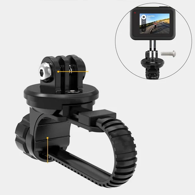 Soporte para cámara de bicicleta, accesorio redondo/plano para manillar de  bicicleta de carretera, Gopro para Insta 360, gran oferta, 1 unidad -  AliExpress