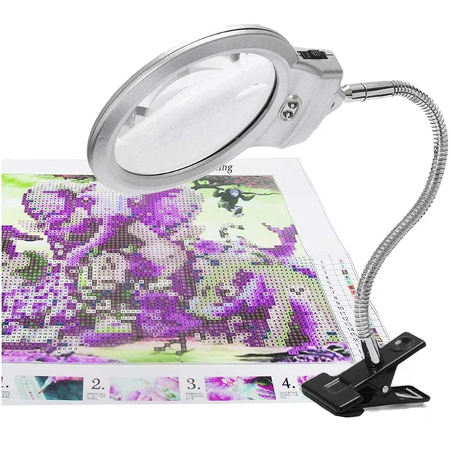 LED Light With Magnifying Glass 1
