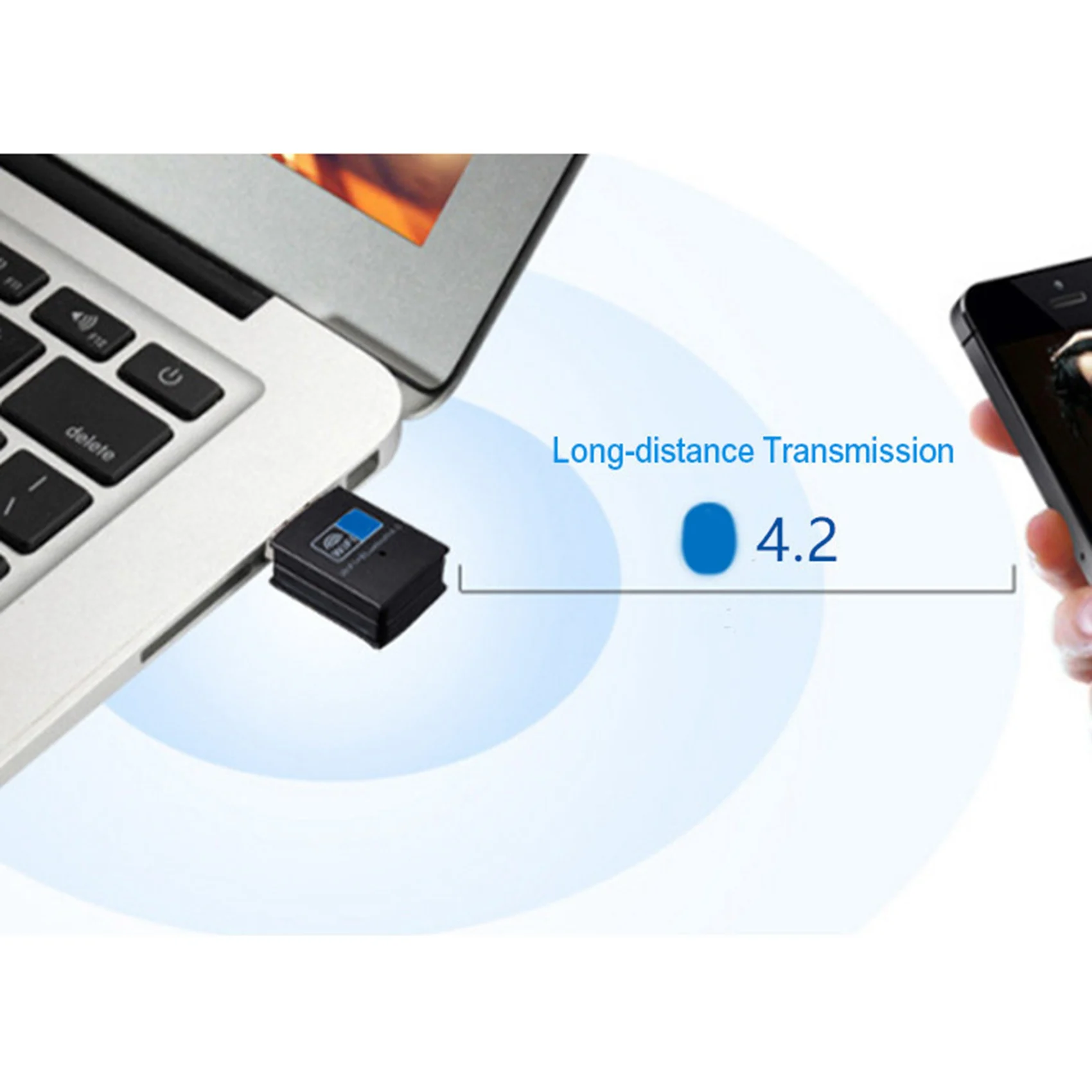 USB Wifi 블루투스 어댑터, 블루투스 4.2 150Mbps Wifi 동글 네트워크 카드, Wifi 블루투스 수신기 송신기-Y41A