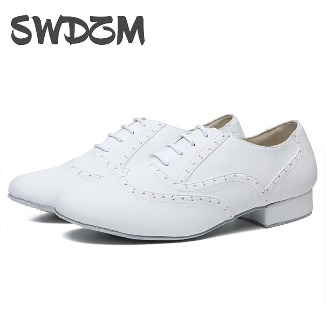  DCOT Zapatos de baile latino para hombre Salón de