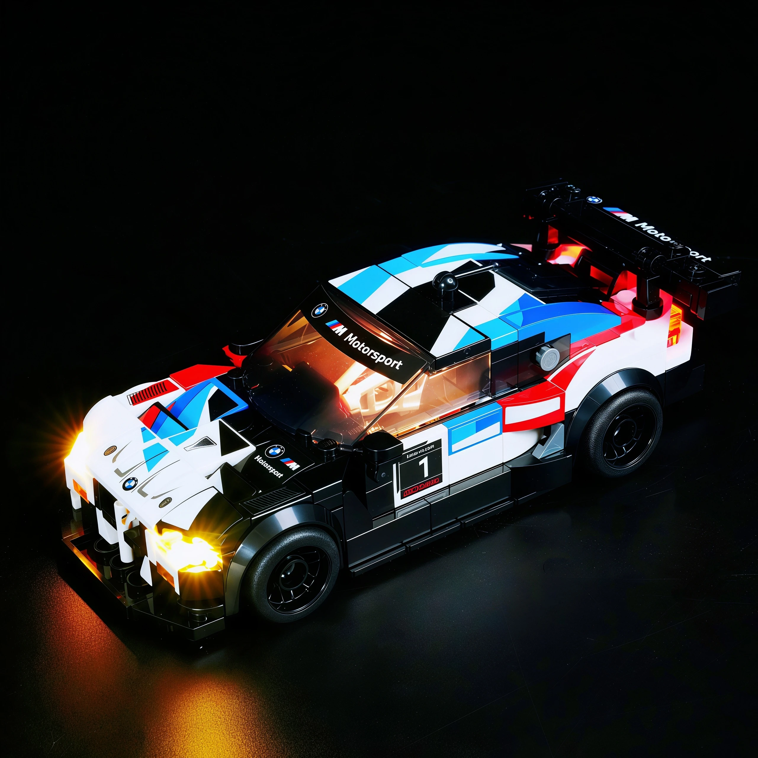 레고 76922 M4 GT3&M 하이브리드 V8 레이싱카용 MAXCXT LED 조명 DIY 장식 램프 (레고 빌딩 블록 세트 미포함)