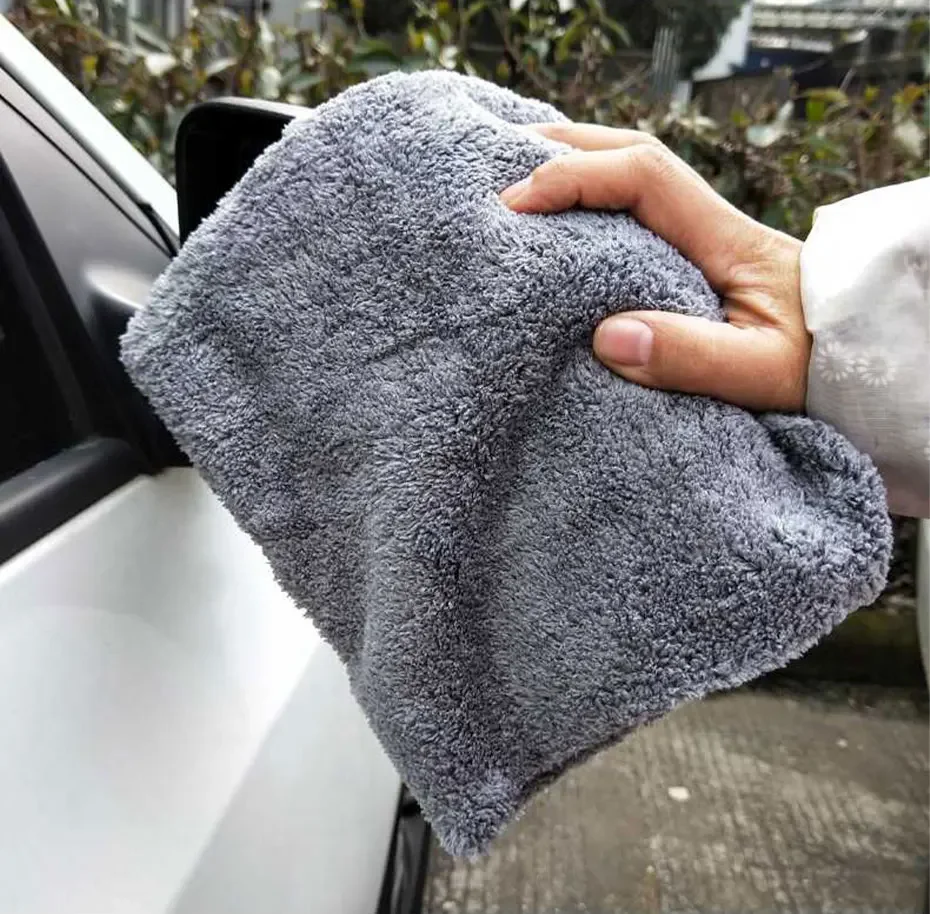 Car Microfiber Towel Upgraded Ultra-Soft Auto Drying Cleaning Cloth Super Absorbent Scratch-Free