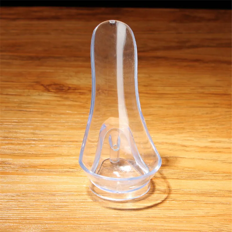 MUXIANG 5PCS tobacco pipe stands L : 48mm W : 40mm H  67mm Spoon-shaped Acrylic transparent pipe holder can hold one pipe 6