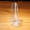 MUXIANG 5PCS tobacco pipe stands L : 48mm W : 40mm H  67mm Spoon-shaped Acrylic transparent pipe holder can hold one pipe 6