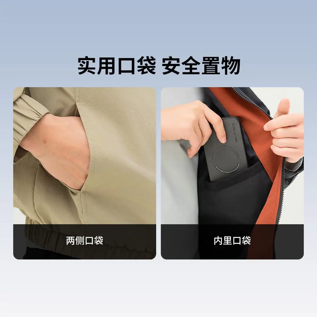 New Mijia SKAH Lightweight and Simple Stand Up Collar Jacket Fashionable Sports and Leisure Jacket Windproof Elasticity Fabric 5