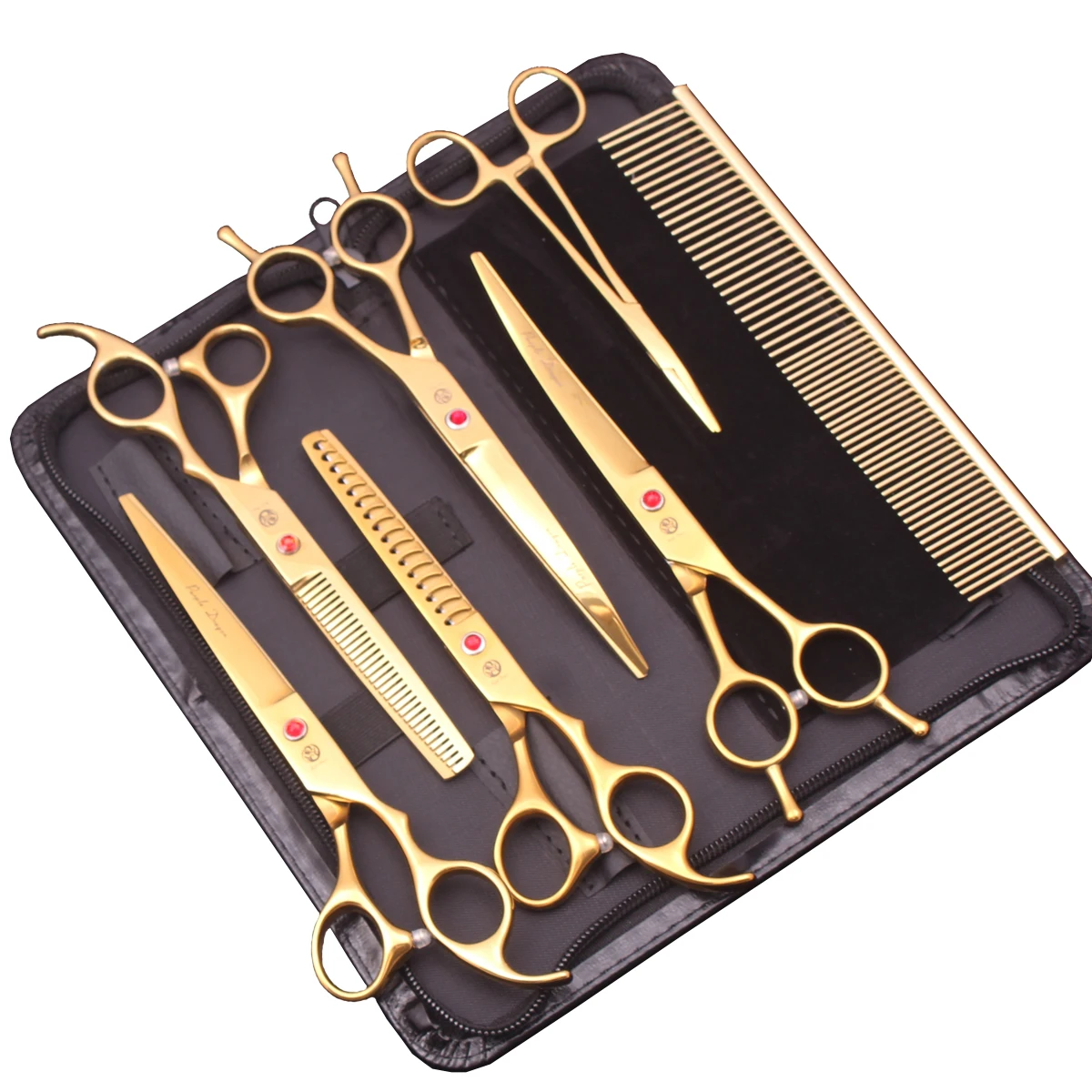 Dog Grooming Scissors Purple Dragon Stainless Straight Shears Hairdressing Curved Scissors Pet Thinnning Shears Chunker Z3102 hairdressing scissors,dog grooming scissors,hair trimmer scissors