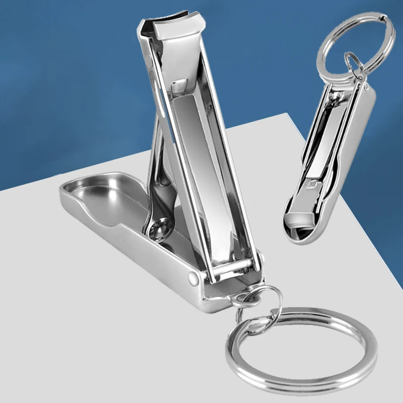 

1Pc Nail Clipper Stainless Stee ultra-thin portable For travel Manicure Cutters Professional Nail Tools Drop Shipping