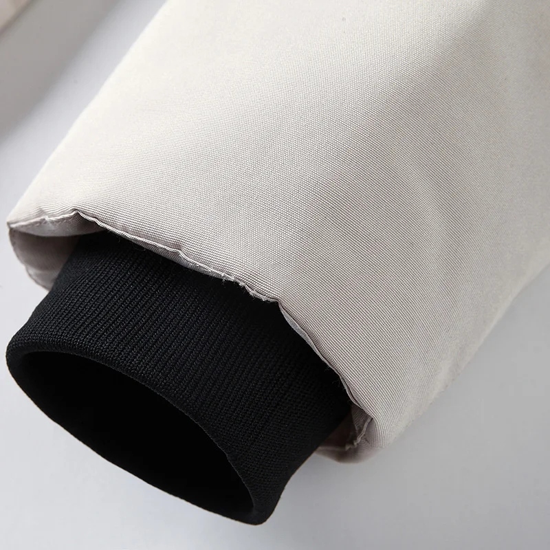 두꺼운 화이트 오리털 스노우 자켓 및 코트 자켓 남녀 공용, 모피 후드, 두껍고 따뜻한 파카, 겨울,-30 도