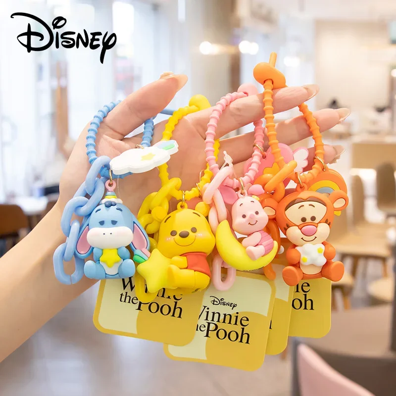 

Disney Eeyore Winnie Piglet Keychain Anime Cartoon Winnie The Pooh Cute Pendant Bag Pendant Girls Gift Bag Charm Accessories