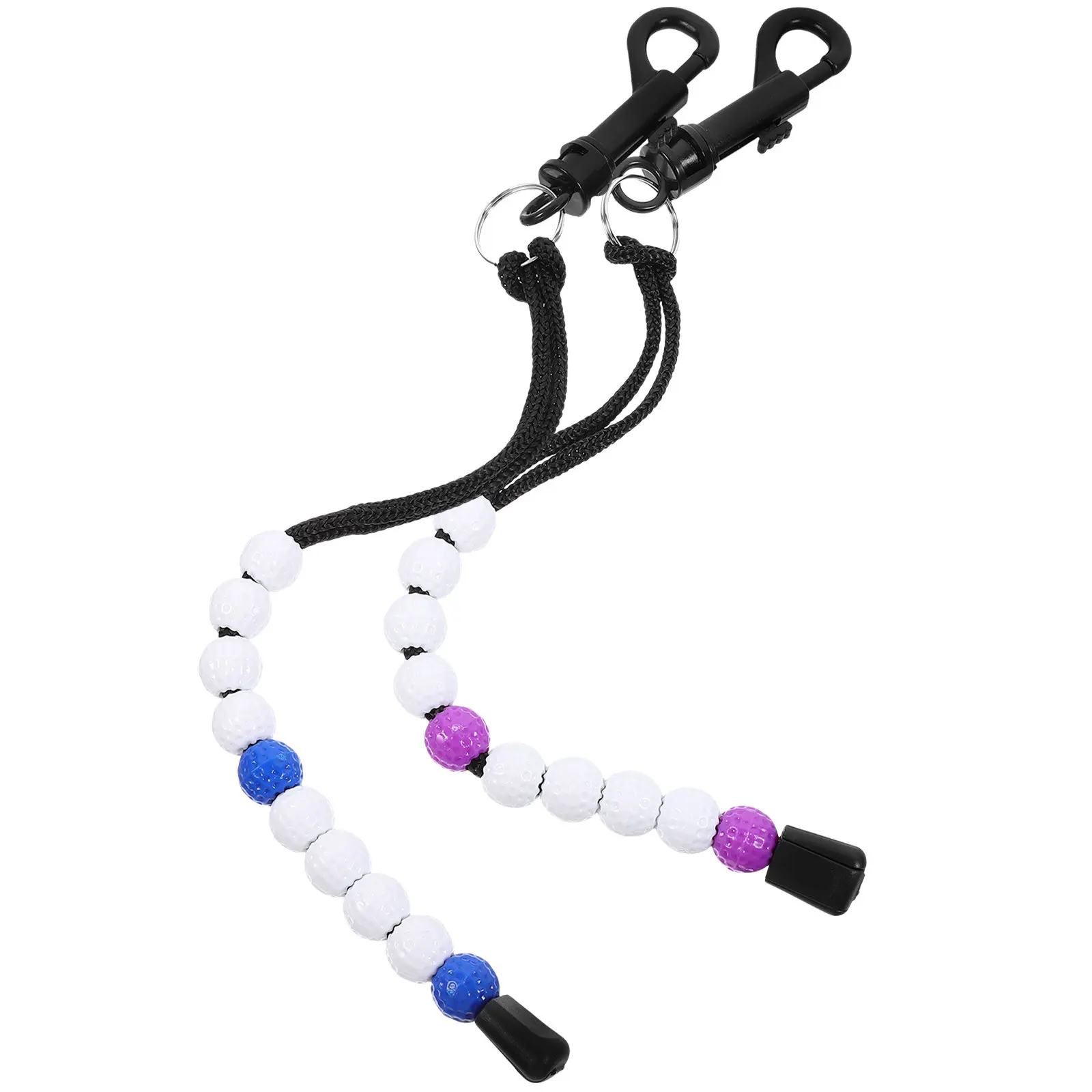2Pcs 골프 스트로크 카운터 고품질 ABS 나일론 스코어 비즈 채점 도구 휴대용 골프 액세서리 골프 스코어키퍼