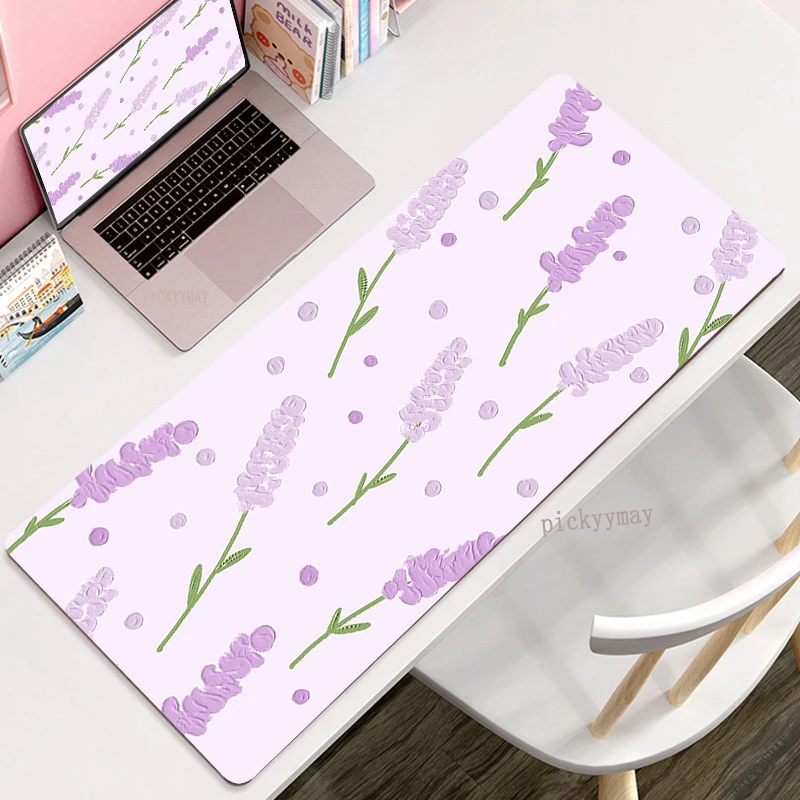 Grande Flower Locking Edge Mouse Pad, bonito