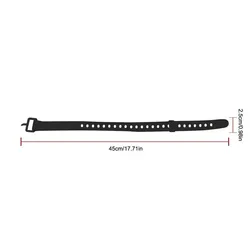 High - Strength Rubber Tension Strap (Black Long)