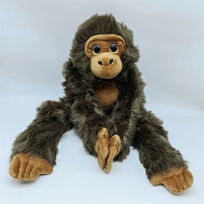 Jouet en peluche doux en forme de ajuster ille, bras longs, grands yeux,  singe, émulation, animal sauvage, beurre, fille, garçon, anniversaire,  cadeau