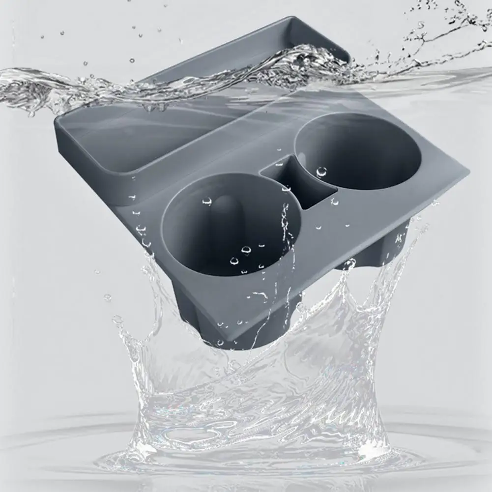 

Anti-fouling Cup Holder Water Cup Holder Silicone Cushioned Anti-slip Waterproof Stand for Tesla Model3/y Silicone Cup Holder