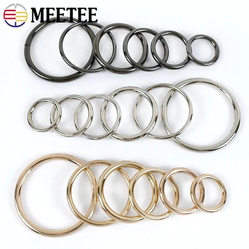 Swpeet 60 Stuks 25 Mm Multifunctionele Metalen Ringen Voor Hardware-tassen, Handringen, Doe-het-zelf Accessoires, Sleutelhangers En Hondenlezen, Azul Claro, O Rings - View #2