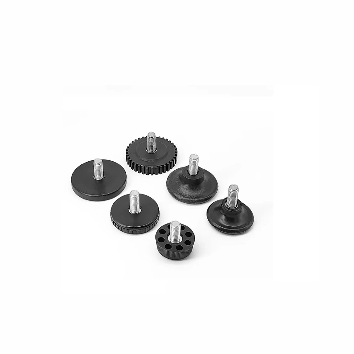Rubber Screw With Anti Slip Adjustable Foot Pad Furniture Table And Chair Shock Absorber M8