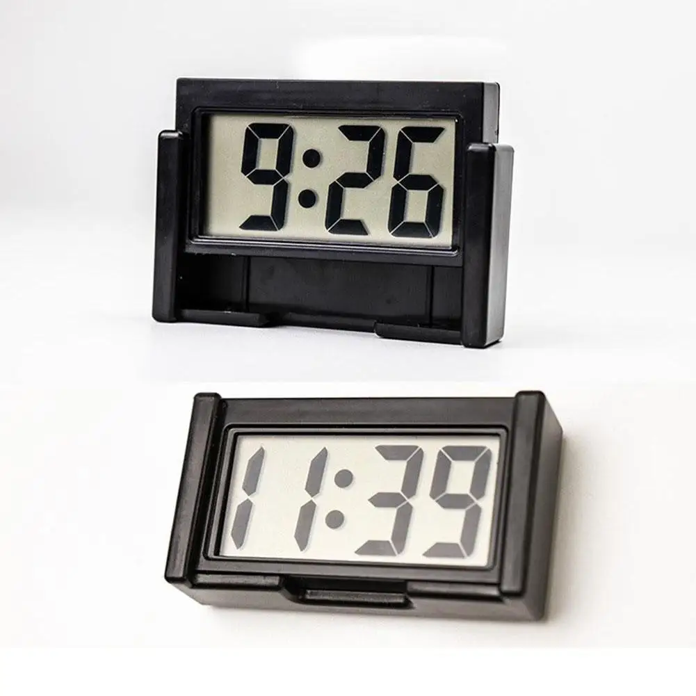 Car Electronic Clock Dashboard Time Electronic Digital Display Car Clock Self Adhesive Simple Digital Clock Car Accessories - 4