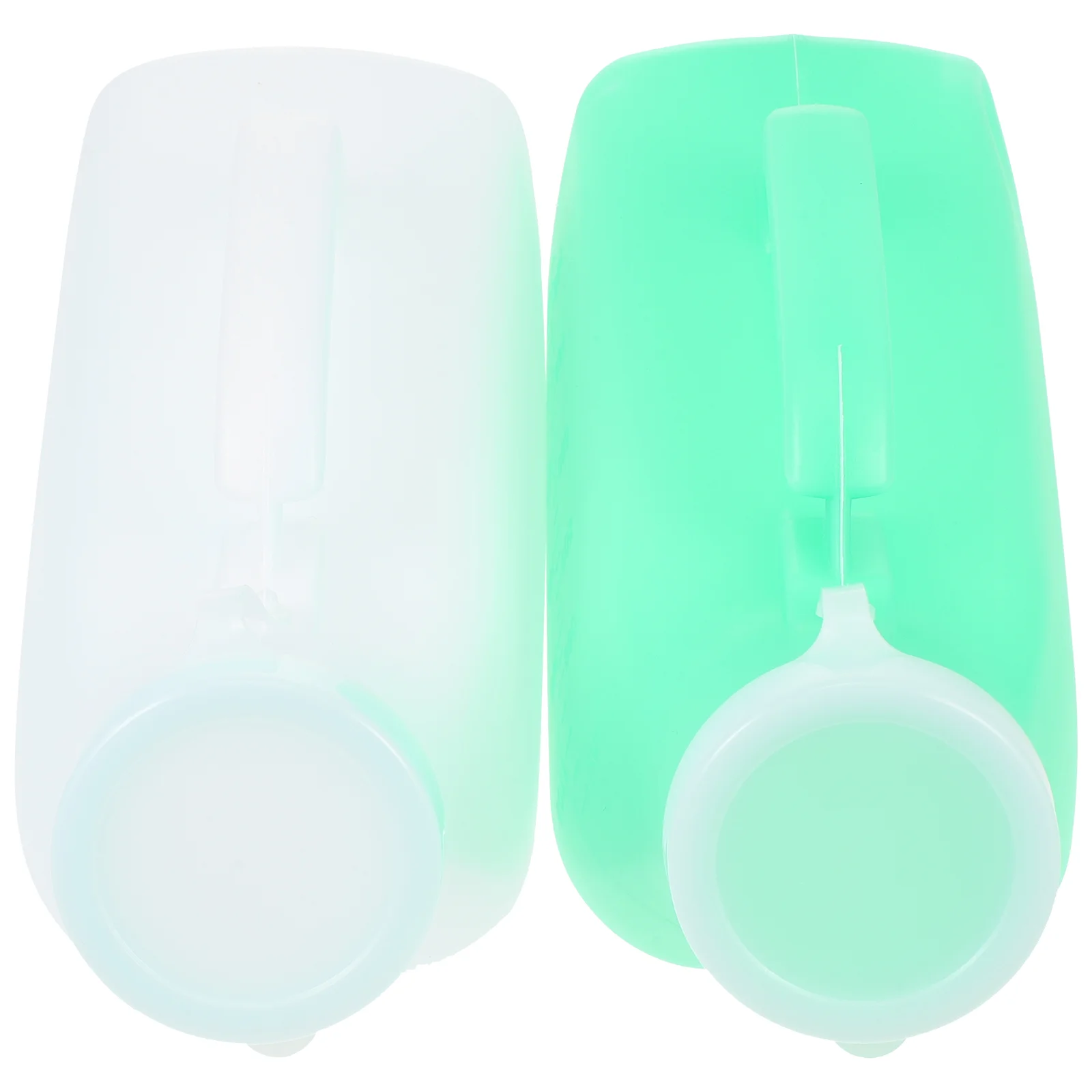 

2 Pcs Care Men's Urinal with Pocket Lid Portable Potty Urine Bottle Outdoor Travel Urinals Paralyzed Pp