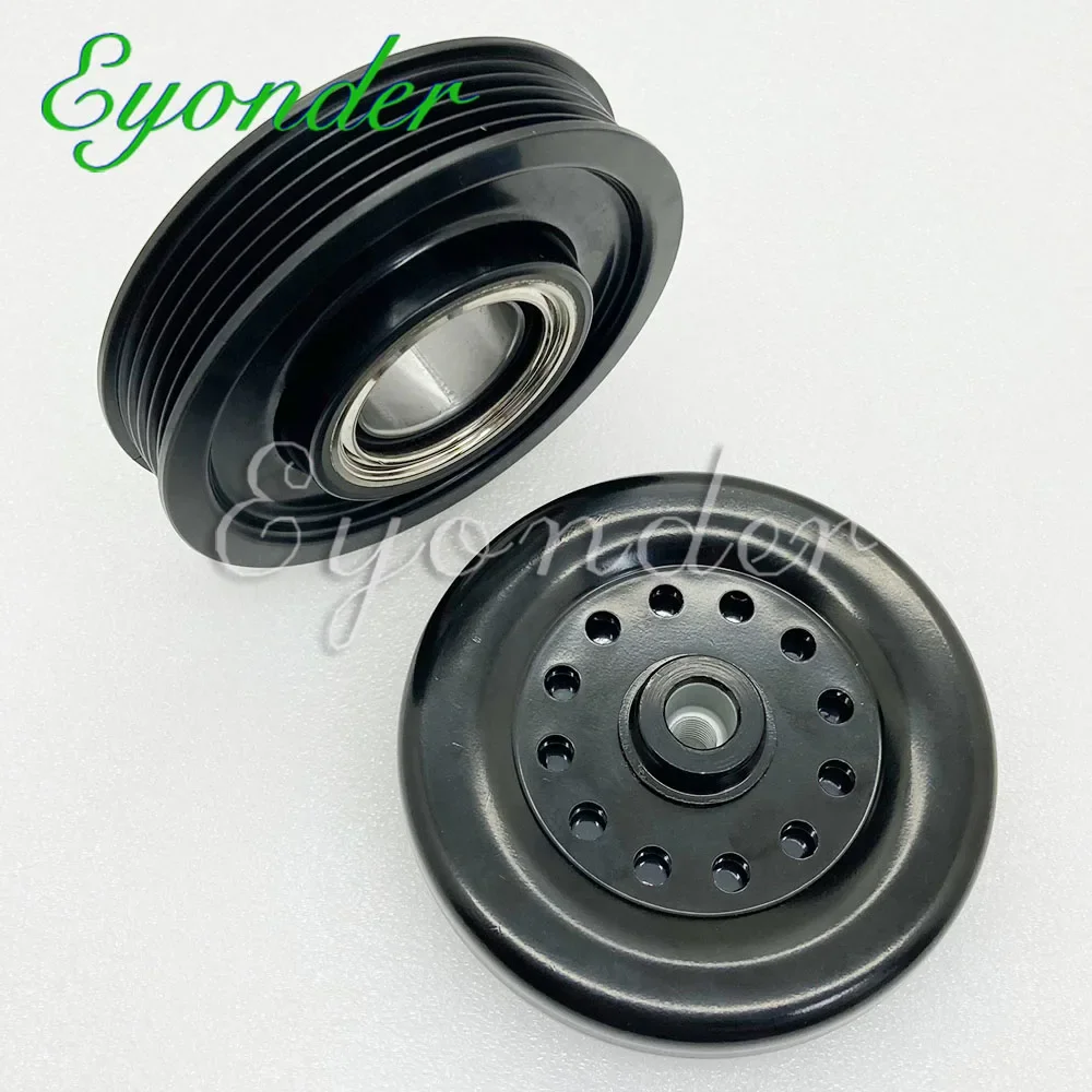 A/C AC Compressor Clutch Pulley 5SL12C for VAUXHALL OPEL CORSA D 1.0 1.2 1.4 6854091 55701200 93190812 6854102 DCP20021 ac magnetic clutch