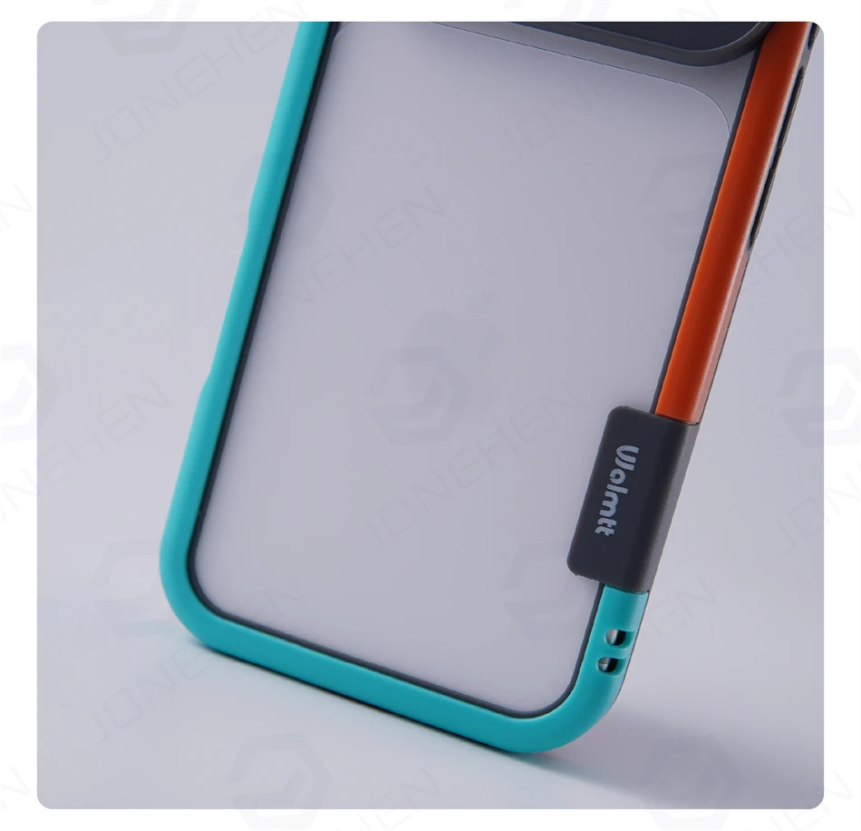 Light Colorful Soft Silicone Bumper Frame with Lens Protection