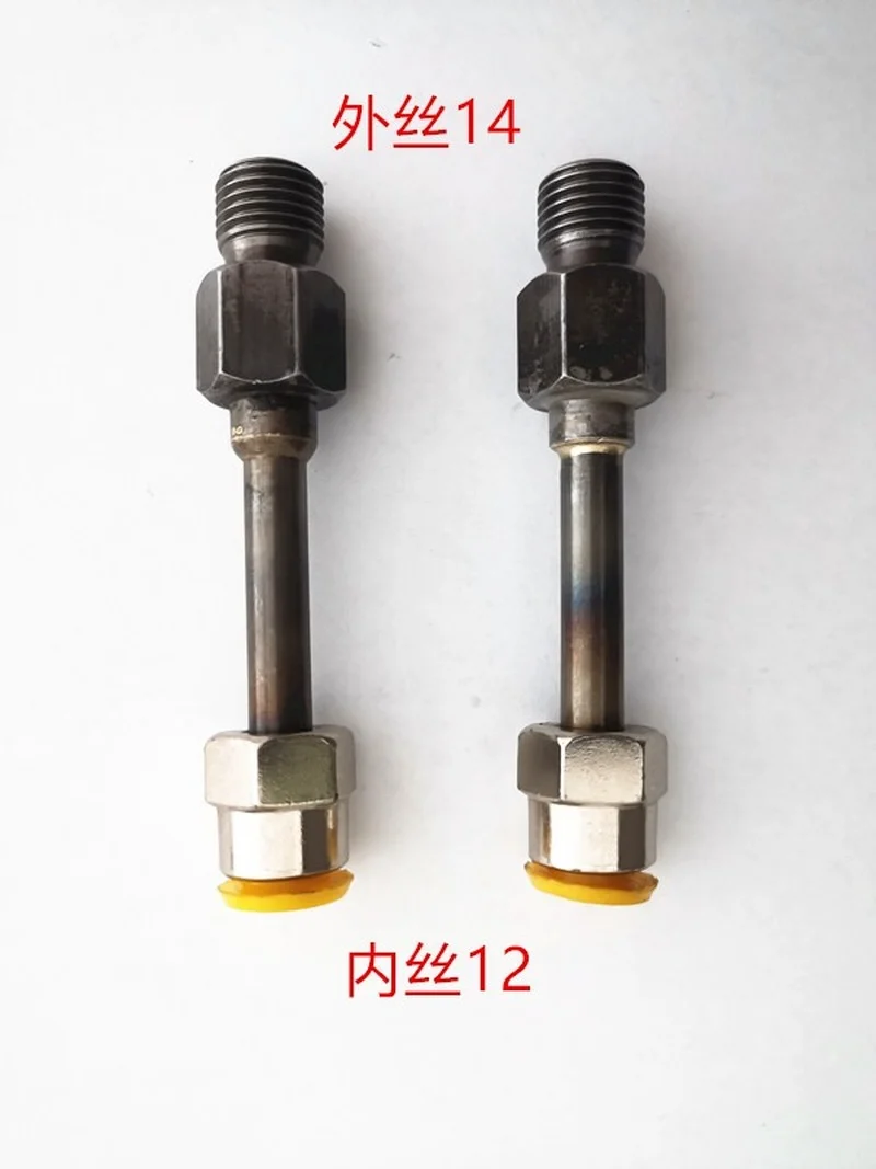 1PCS Outer Thread M12 M14 Diesel Common Rail Injector Tube Pipe Conversion Joint Repair Tool CRIN Test Bench fuel pipe repair tools