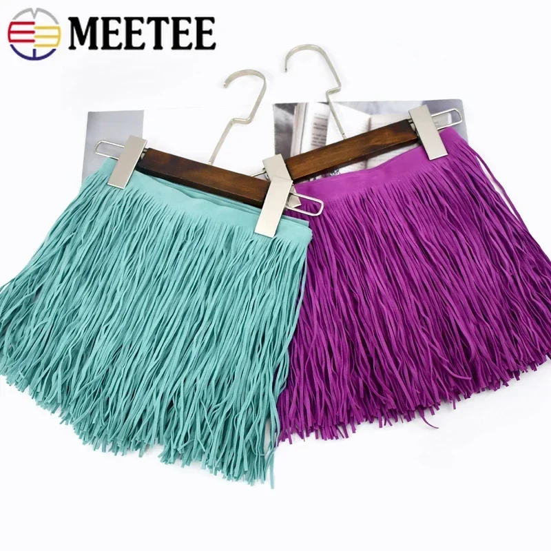 2Meters 10-30cm Suede Tassel Fringes for Clothes Dress Decoration Lace Trim Fringe Bag Fabric Curtain Trimming Sewing Accessory