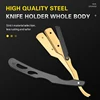 Classic Manual Shaving Straight Razor for Men Stainless Steel Barber Folding Knife Hairdresser Tool 4