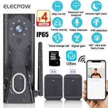 

Elecpow Smart Home Wireless Video Intercom Doorbell Outdoor IP65 Waterproof WiFi Door Bell PIR Night Vision Security Camera