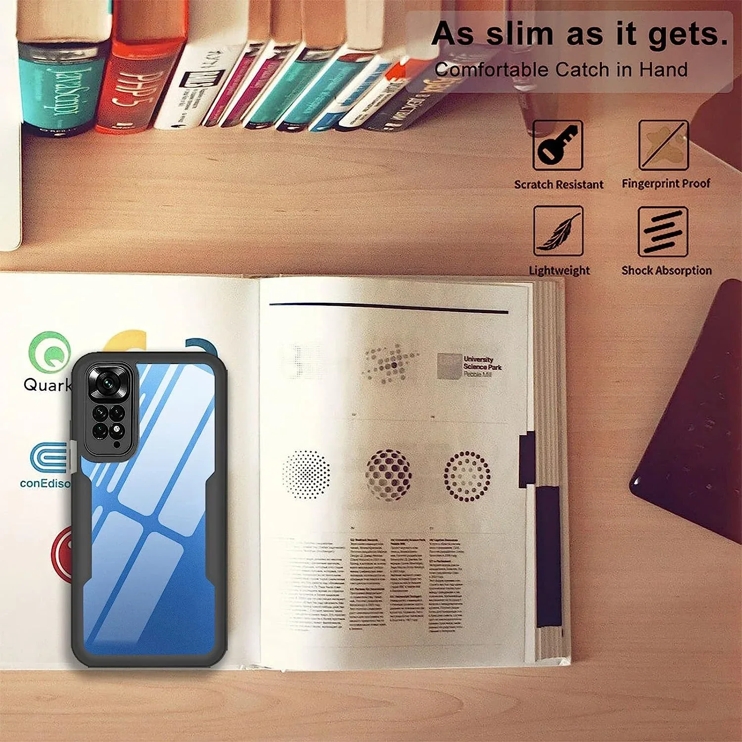 360° Full Body Transparent Shockproof Screen Protector Case