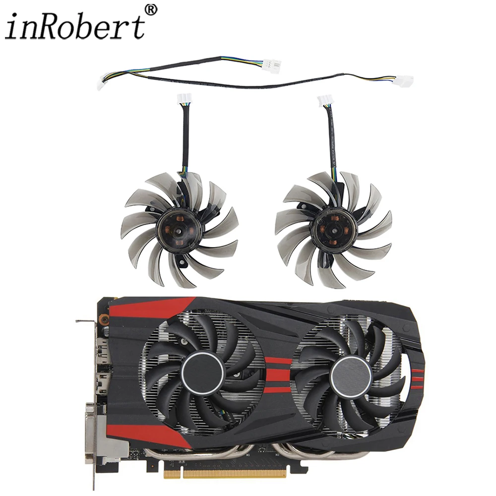 75Mm Fd7010H12S 12V 0.25A Ventola Della Scheda Video Raffreddamento Per Asus Gtx 660 750 760 1050Ti Ventola Di Ricambio Della Scheda Grafica