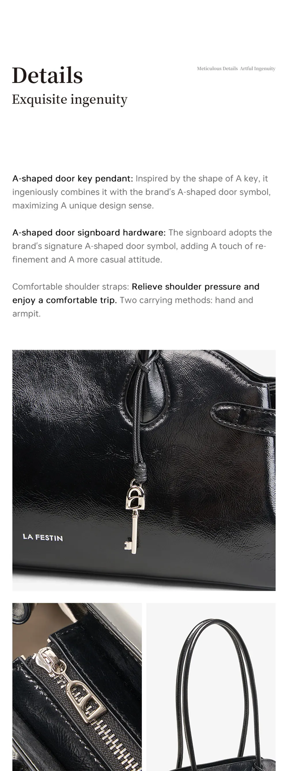 Interior pocket detail