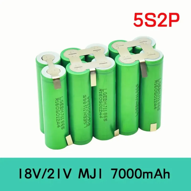 

2s1p 1s3p 3s2p 4s2p 5s2p 8.4v 3.7V 10.8V 16.8v 18V MJ1 Battery Pack 18650 3500 MAh Battery for 18V Screwdriver Battery