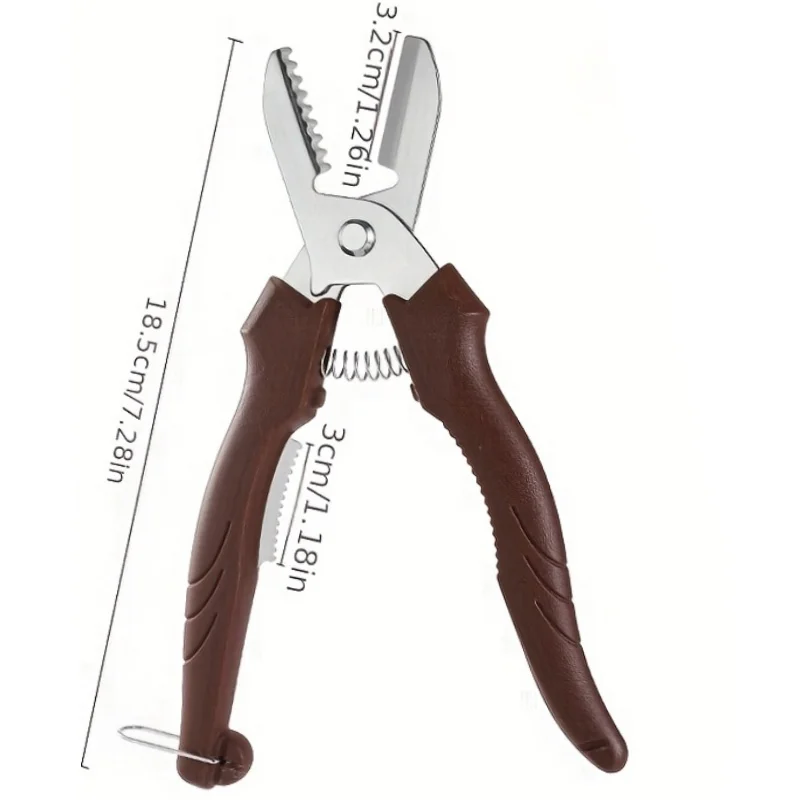 Multipurpose Chestnut Scissors Peeler