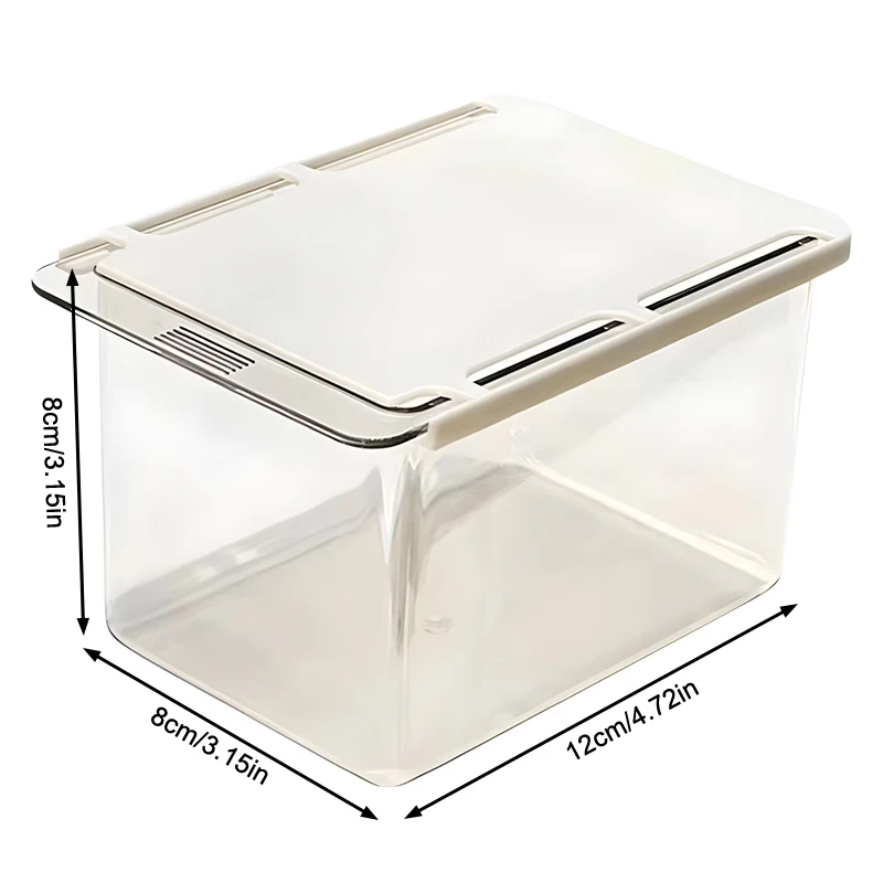 Drawer Style Storage Box Under The Mirror Cabinet Transparent Bathroom Cotton Stick Makeup Cotton Bathroom Pull-Out Storage 6