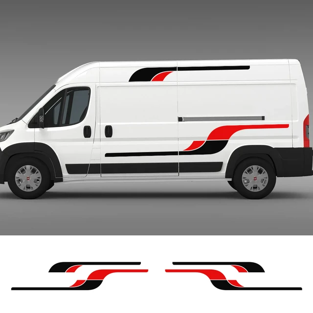 Van Tür Seiten aufkleber für Fiat Ducato Peugeot Boxer Citroen Jumper  Camper Auto Grafik Berg Dekor Aufkleber Tuning Zubehör - AliExpress