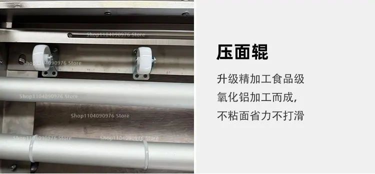 Manual Puff Pastry Machine Hand Cranked Dough Roller Croissant Pastry Sheet Make