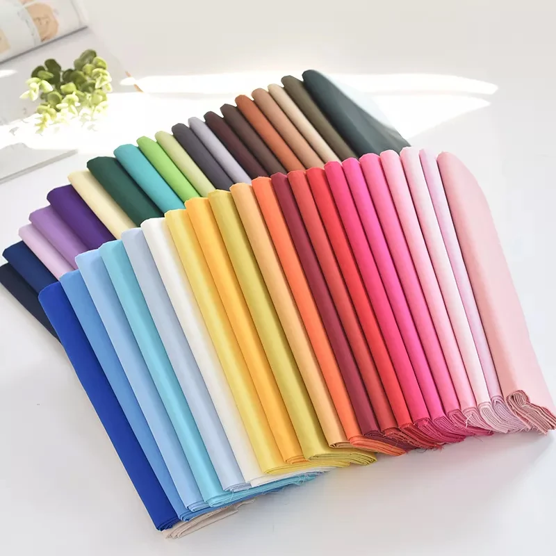 Cotton Poplin Fabric For Sewing Clothes Patchwork Supplies Home Textile